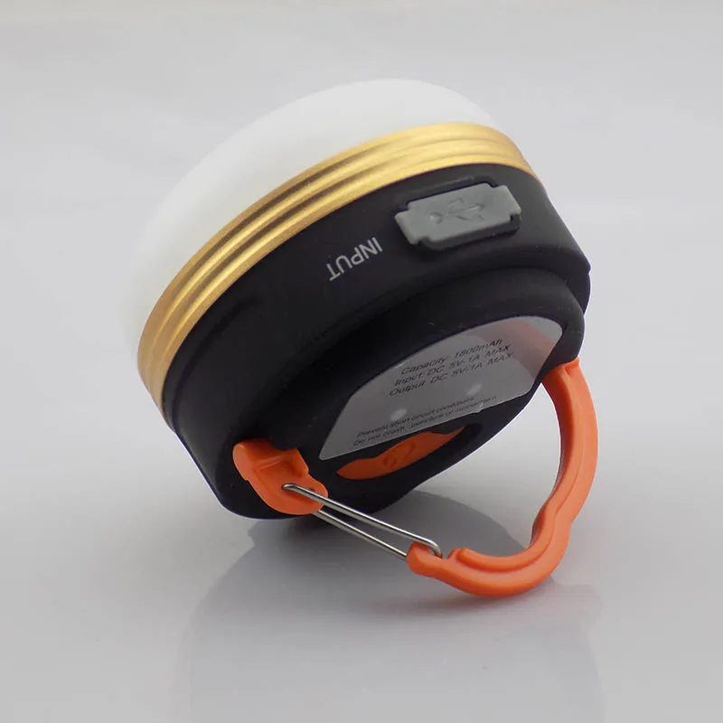 USB перезаряжаемый портативный светодиодный фонарь для кемпинга палатка