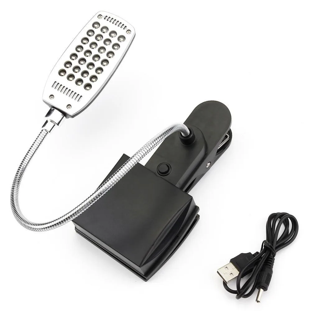 2018 Новый 28 LED 3 режима USB Clip on book Гибкий свет лампы для дома барбекю кемпинга школы|28