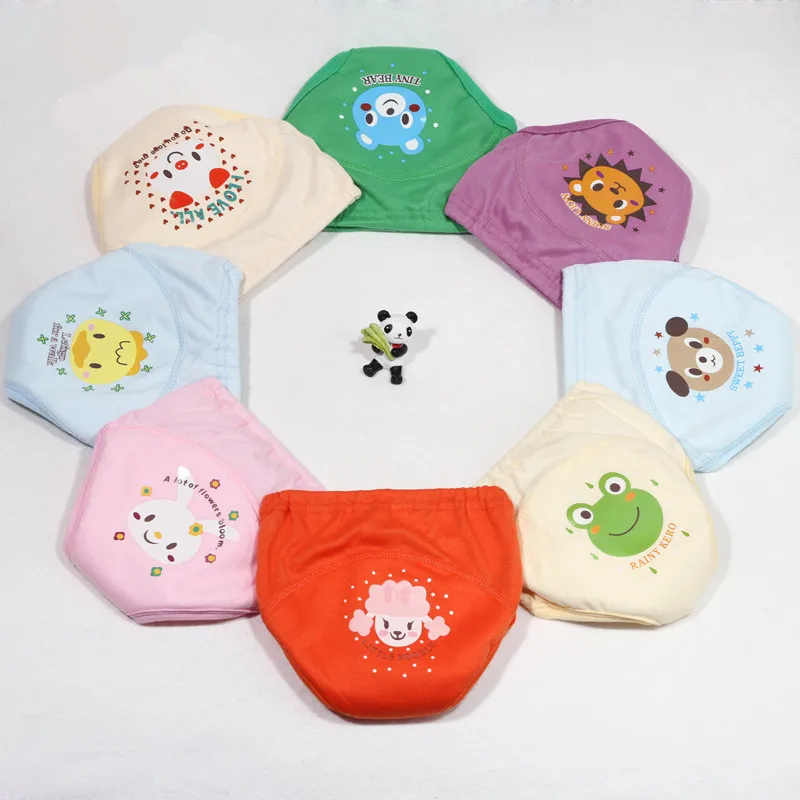 4 слоя CombinationWashable Детские тренировочные брюки подгузники для мальчиков и девочек