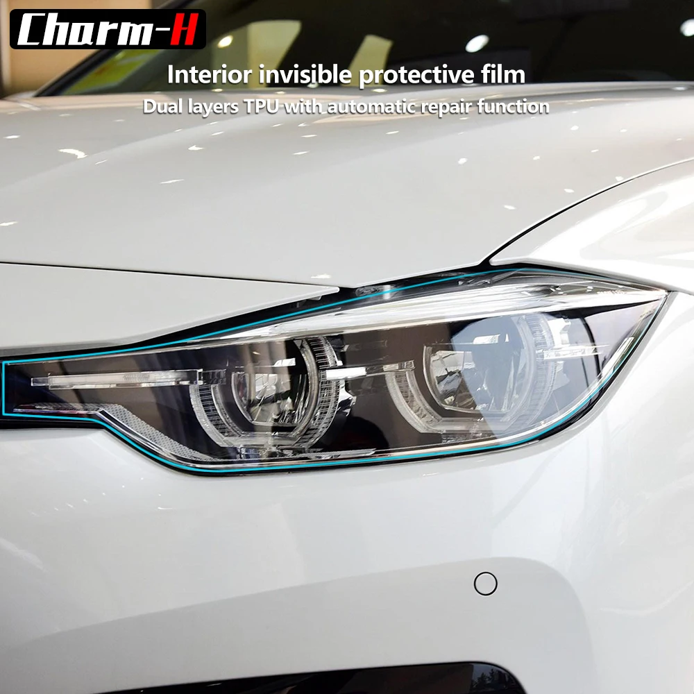 Защитная пленка для фар BMW Стайлинг F30 F10 F25 X5 F15 X6 F16 G30 F45 G11 G12 аксессуары|Наклейки на