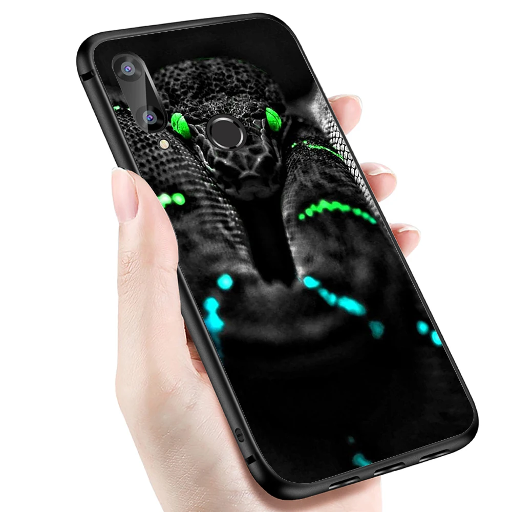 Черный ТПУ Мягкий Телефон футляр для Redmi 4x 6a Череп Змея Note 5 6 Pro задние чехлы |