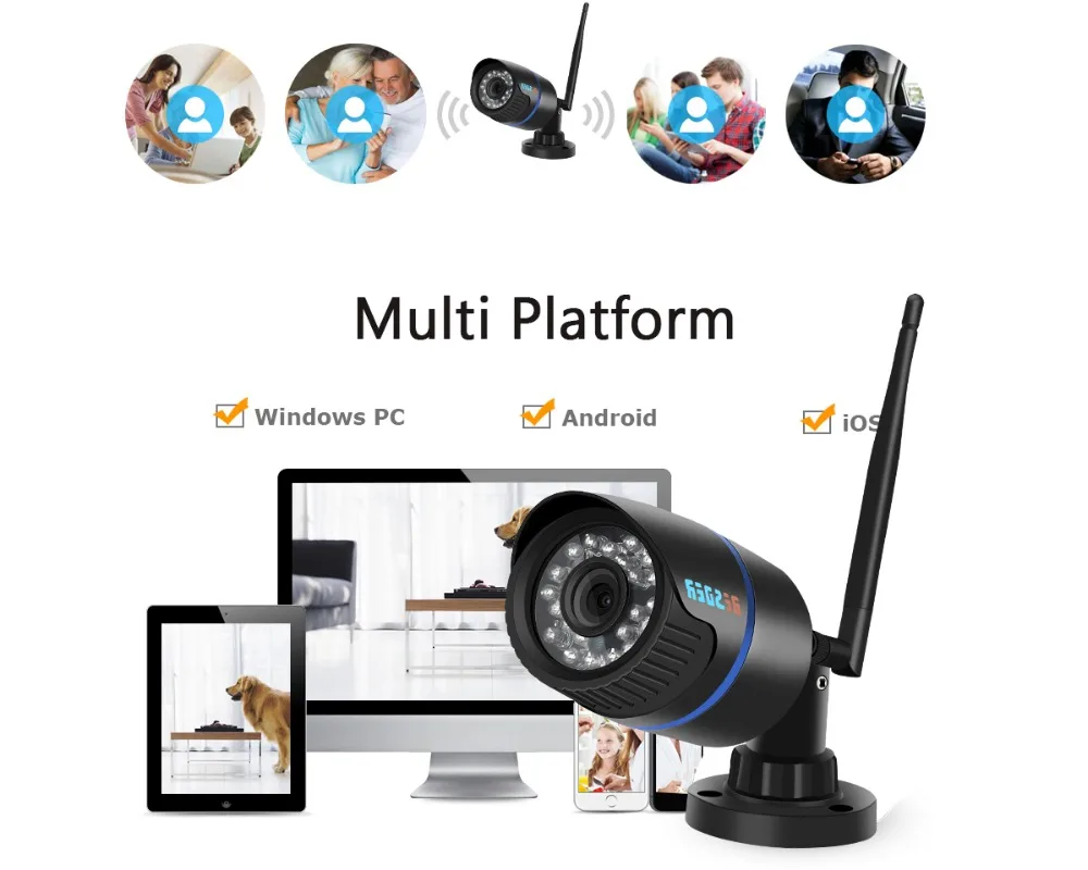Besder CamHi Wifi уличная IP камера 1080 P/720 P Водонепроницаемая 2.0MP беспроводная камера безопасности Bullet ONVIF 20m ночное видение P2P