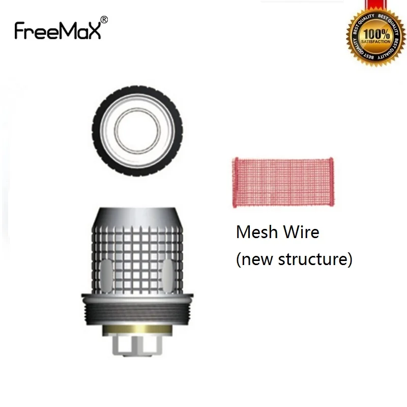 Freemax Fireluke сетка Kanth 0 15 Ом катушка SS316L 12 Электронная замена сигарет атомайзер ядро