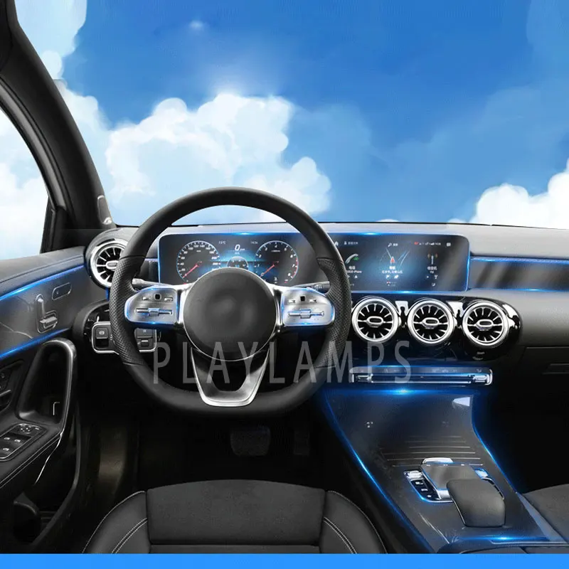 Автомобиль Стикеры для Mercedes Benz прозрачная защитная пленка tpu s класс A180 A200