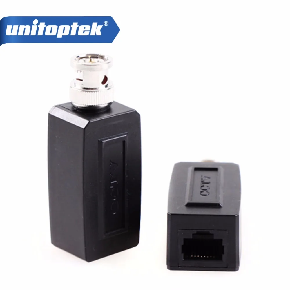 1 пара RJ45 UTP/CAT5 BNC штекер в Переходник адаптер приемопередатчик|cctv rj45|bnc malebnc bnc |