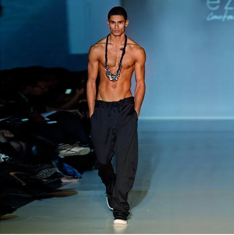 

2017 Europe And the United States Haroun Pants The Drape Original male Casual Pants Hip-hop Fashion Pants Plus-size