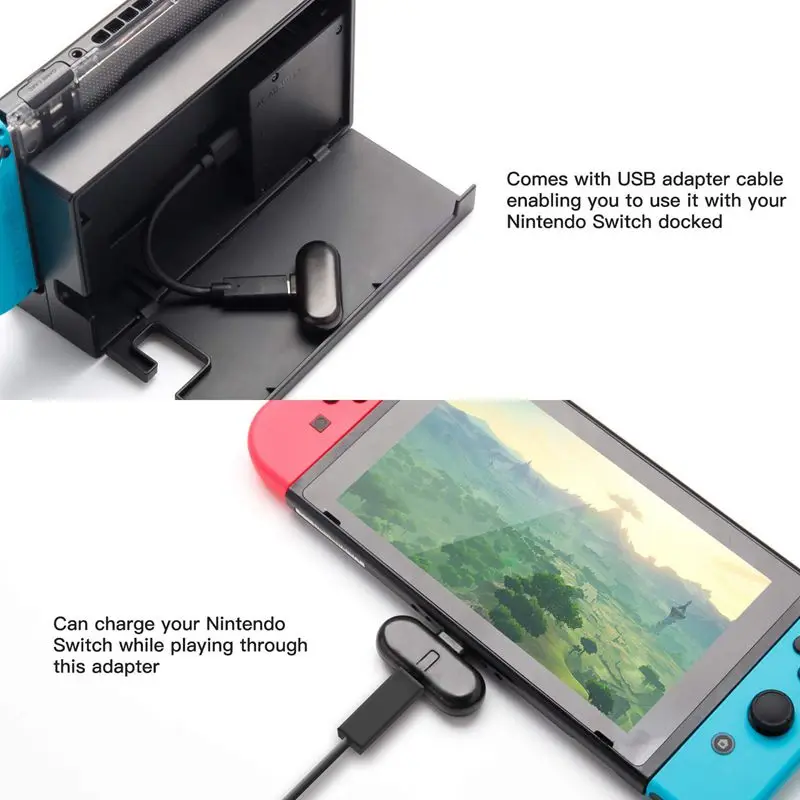 Беспроводной bluetooth адаптер для nintendo Switch приемник беспроводной гарнитуры и аудио
