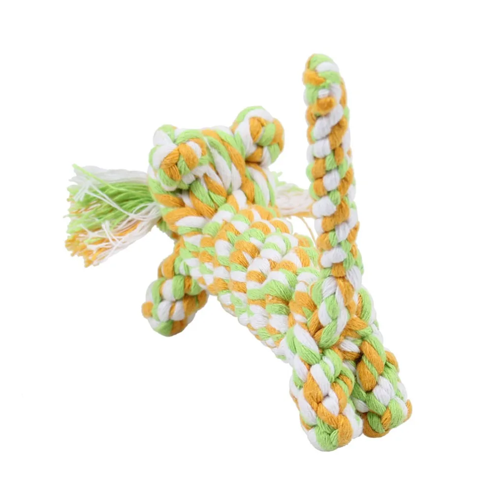 Cat Chew Toys Cotton Rope Plaited Mixed Color Small Tiger Shape Handmade Cats and Dogs Bite Toy Pet Products zabawki dla kota | Дом и сад