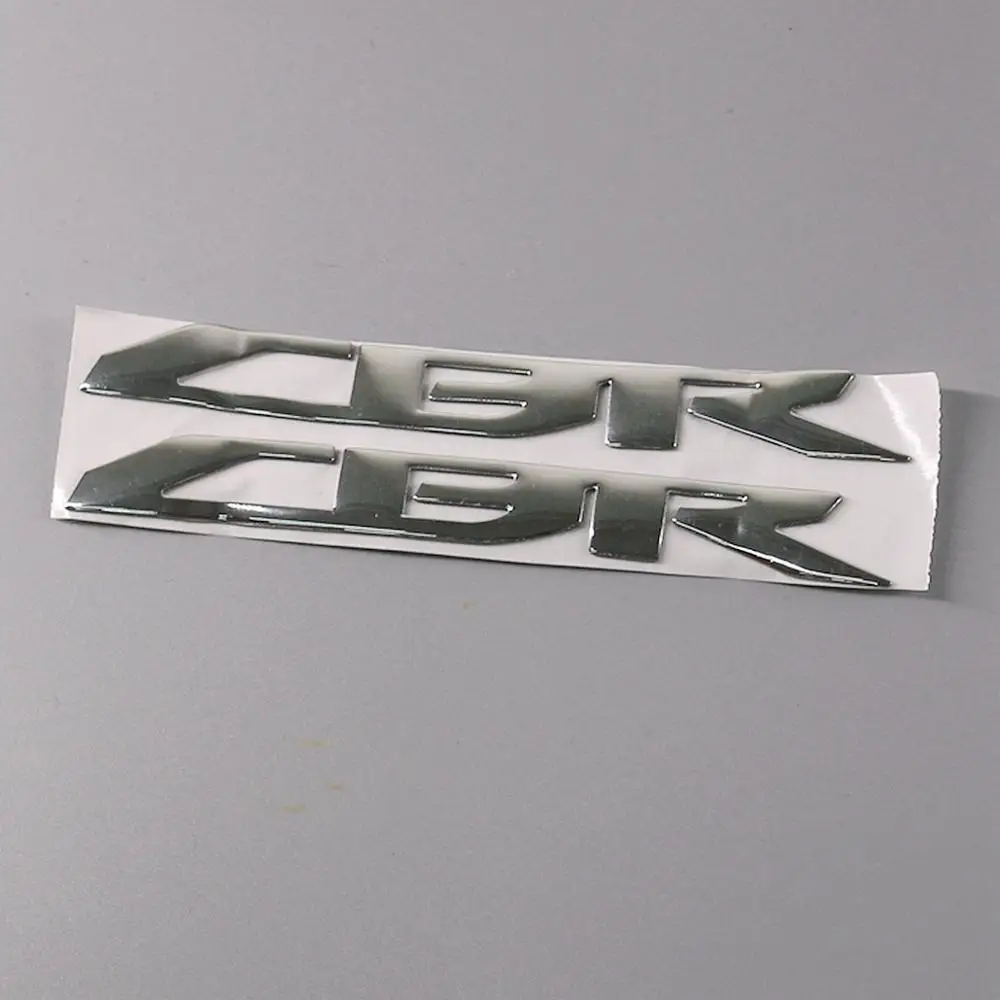 

Motorcycle 3D Chrome CBR LOGO Decals Fairing Stickers For Honda HRC CBR CBR1000RR CBR650F CBR600RR CBR500R CBR300R CBR250R