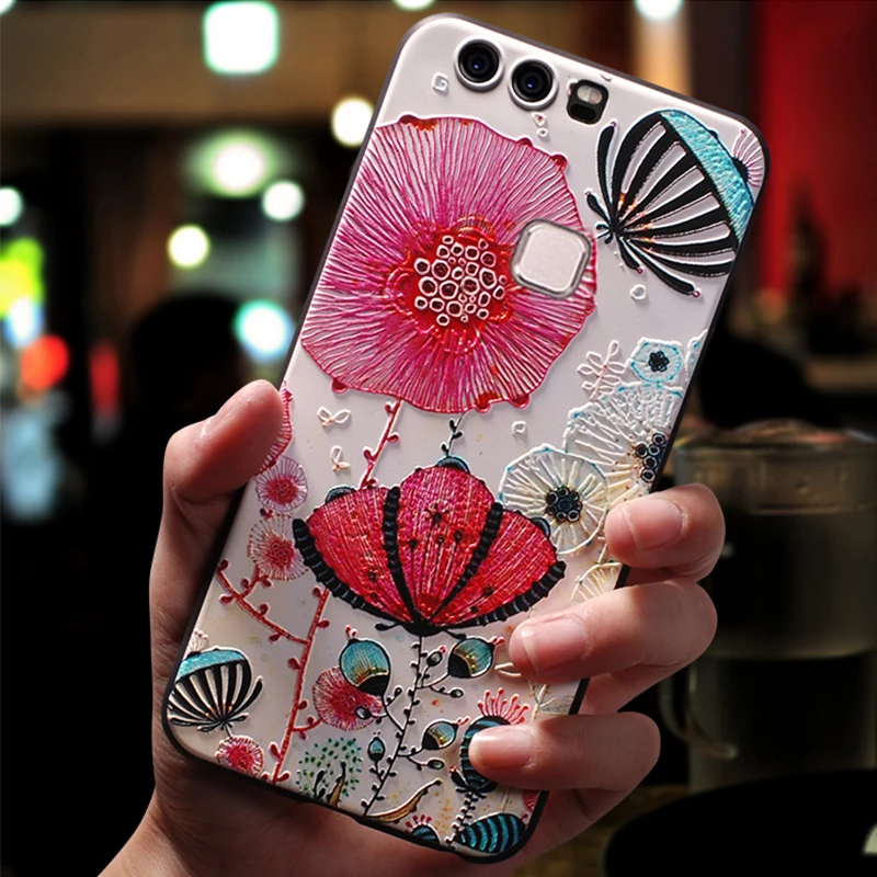 YueTuo 3d противоударный coque чехол для Huawei p9 P 9/p9 Lite p9lite 2016 Оригинальные Роскошные