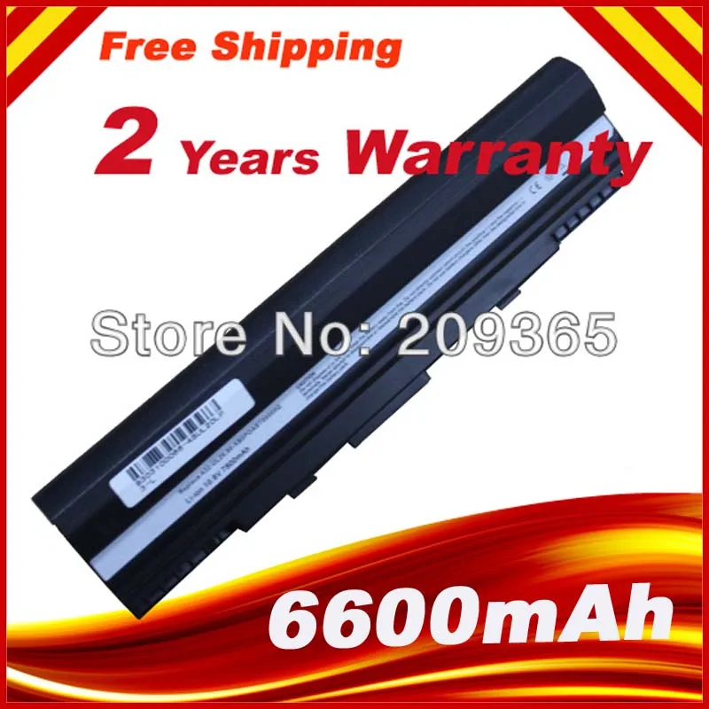 Аккумулятор 7800 мАч для Asus EEE PC 1201 1201N 1201HA 1201NL EPC 1201T UL20 UL20A 9COAAS031219|battery sticker|battery grip for