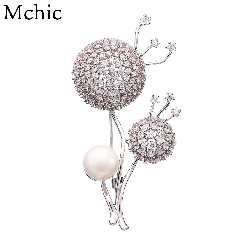 Mchic AAA Роскошные блестящие циркониевые очаровательные уникальные броши в виде