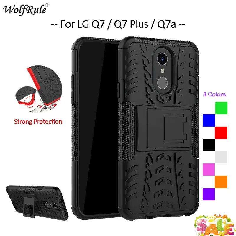 Чехол для LG Q7 чехол WolfRule TPU и PC защитный бампер задний телефона Plus / Q7a alpha 5