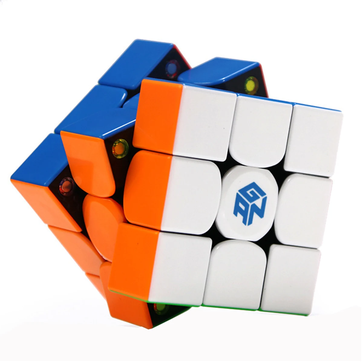 Gan GAN354M 3x3x3 без наклеек Магнитный 354 M магический куб скоростная головоломка
