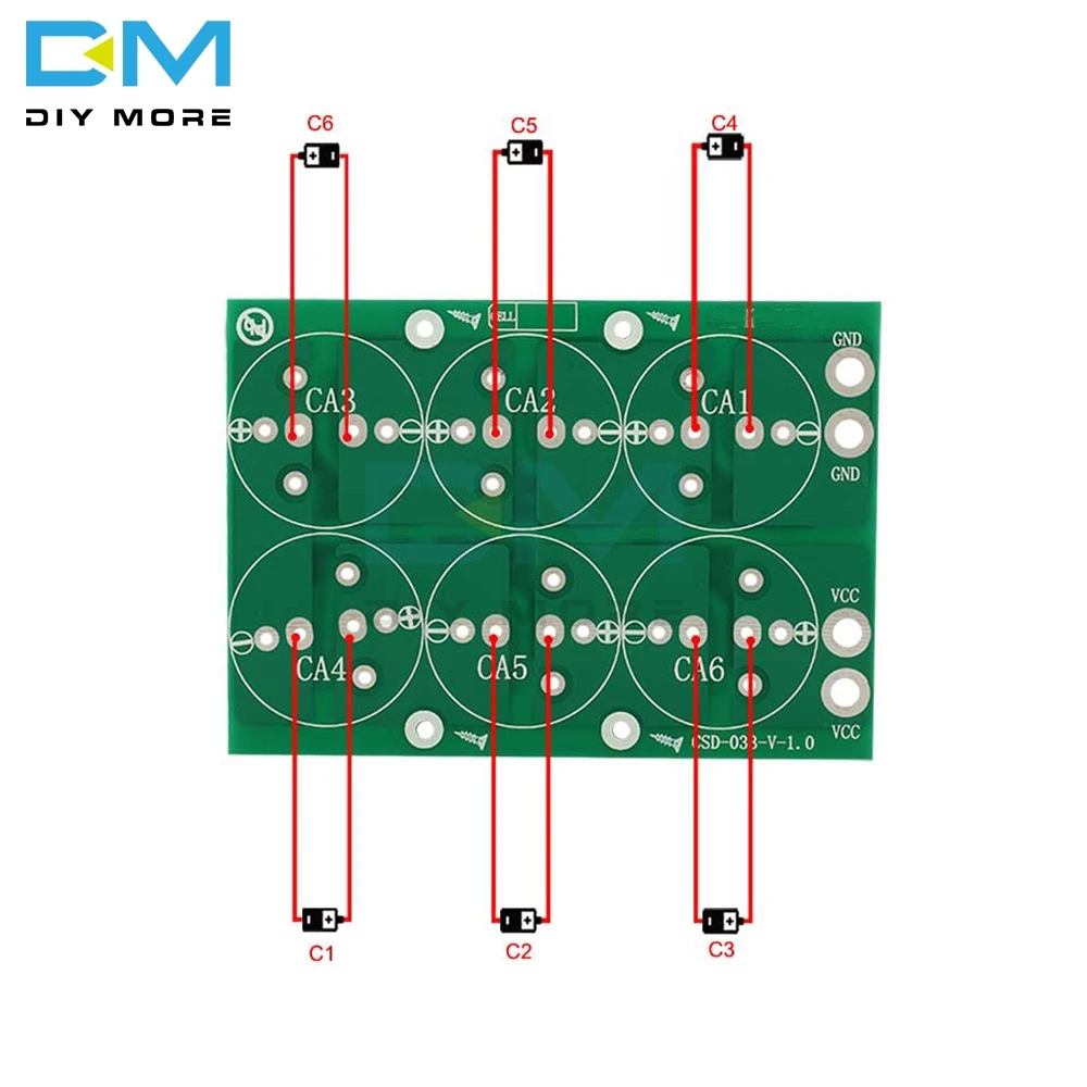 Diymore 2 3 В 5 в 7 85 50F 100F 220F 360F 400F 500F для суперконденсатора защитная