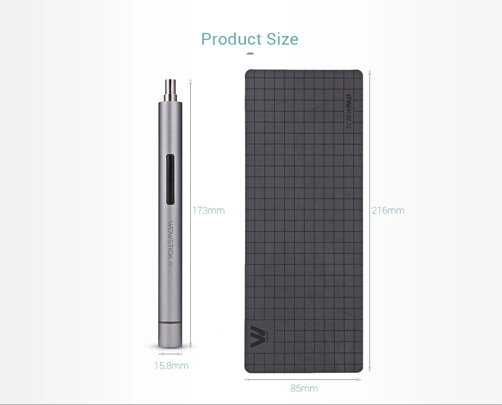 XIAOMI Wowstick 1F Pro мини электрический шуруповерт перезаряжаемый беспроводной