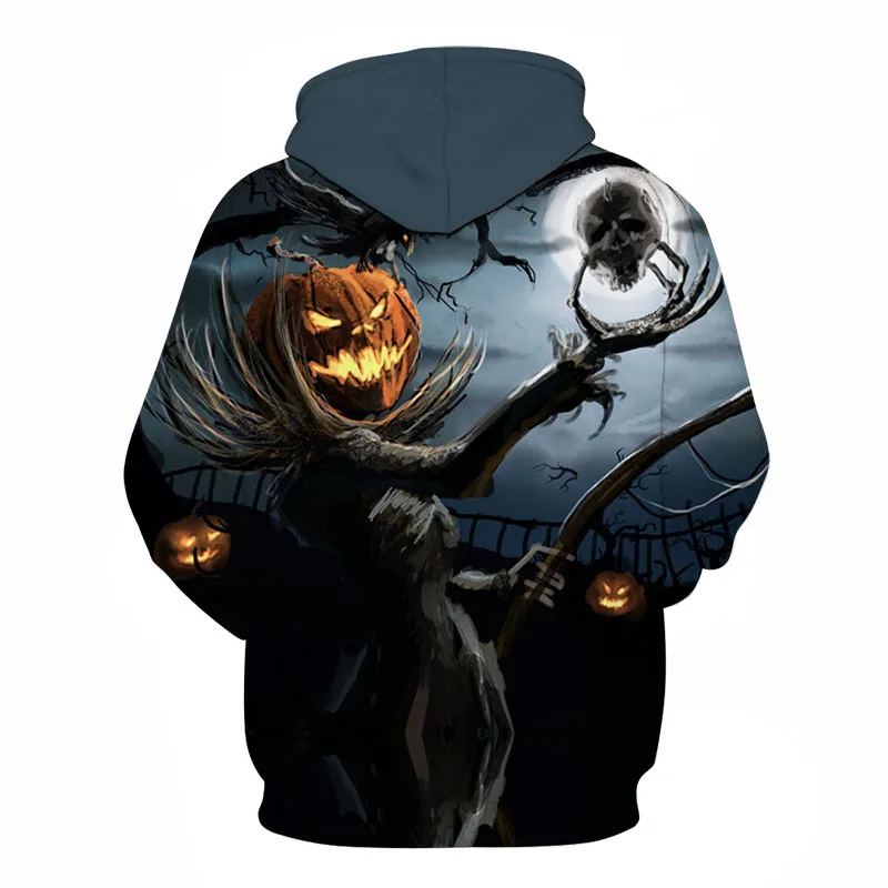 

Fire Pumpkin Prints Hooded Sweatshirts Women Mens Hoodies 3d Printing Pullover Drop Ship Tracksuits Halloween Cloth ZOOTOP BEAR