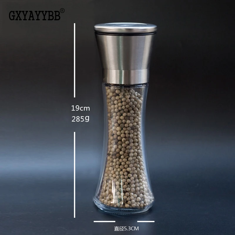 Мельница для перца из нержавеющей стали gxyaybb 304 ручная мельница специй бобы
