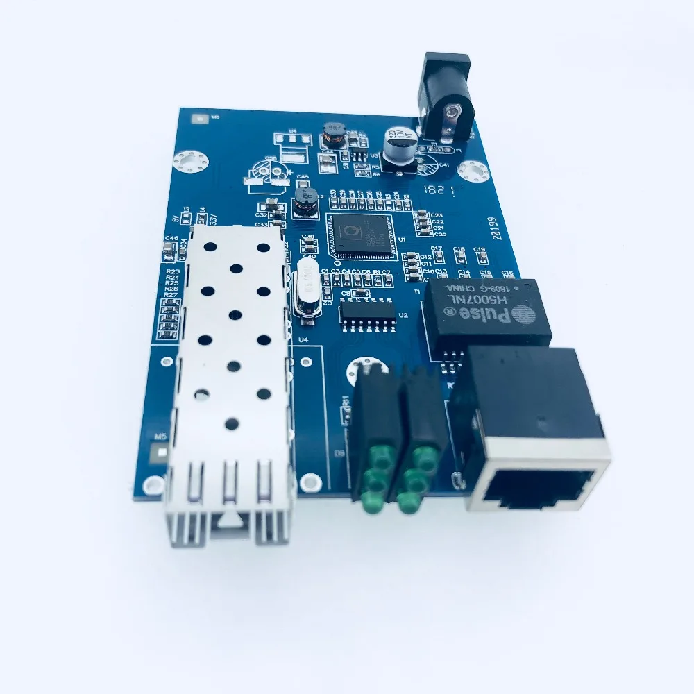 SFP волоконно RJ45 конвертер GPON/OLT медиаконвертер 1000 Мбит/с гигабитный оптический