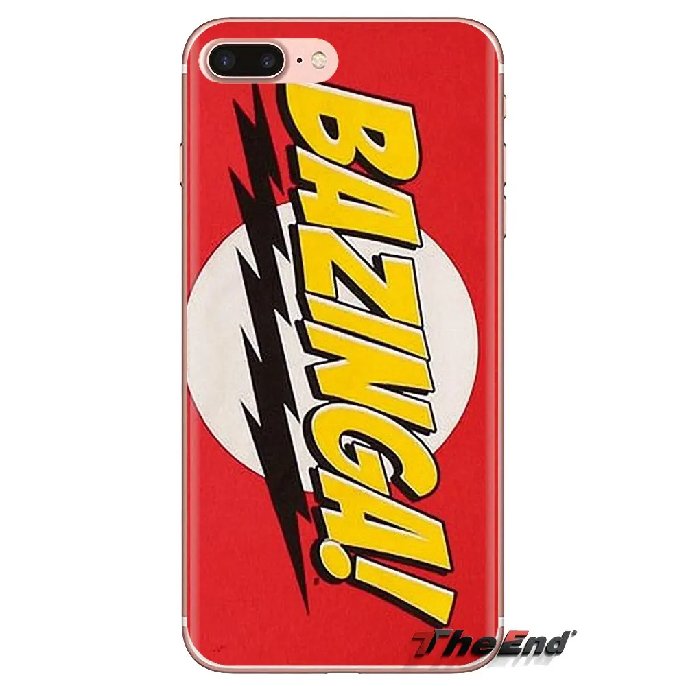 The Big Bang Theory BAZINGA Silicone Phone Housing For LG Spirit Motorola Moto X4 E4 E5 G5 G5S G6 Z Z2 Z3 G2 G3 C Play Plus Mini |