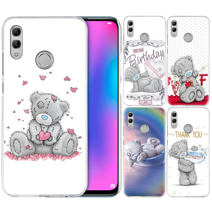Teddy Me To You Bear чехол для huawei Honor 8X Y9 9 10 Lite Play 7C 8C 8S 8A фотоаппаратов моментальной печати 7S 7A Pro V20 20i Y6 Y7 Y5 жесткий чехол из ПК для телефона