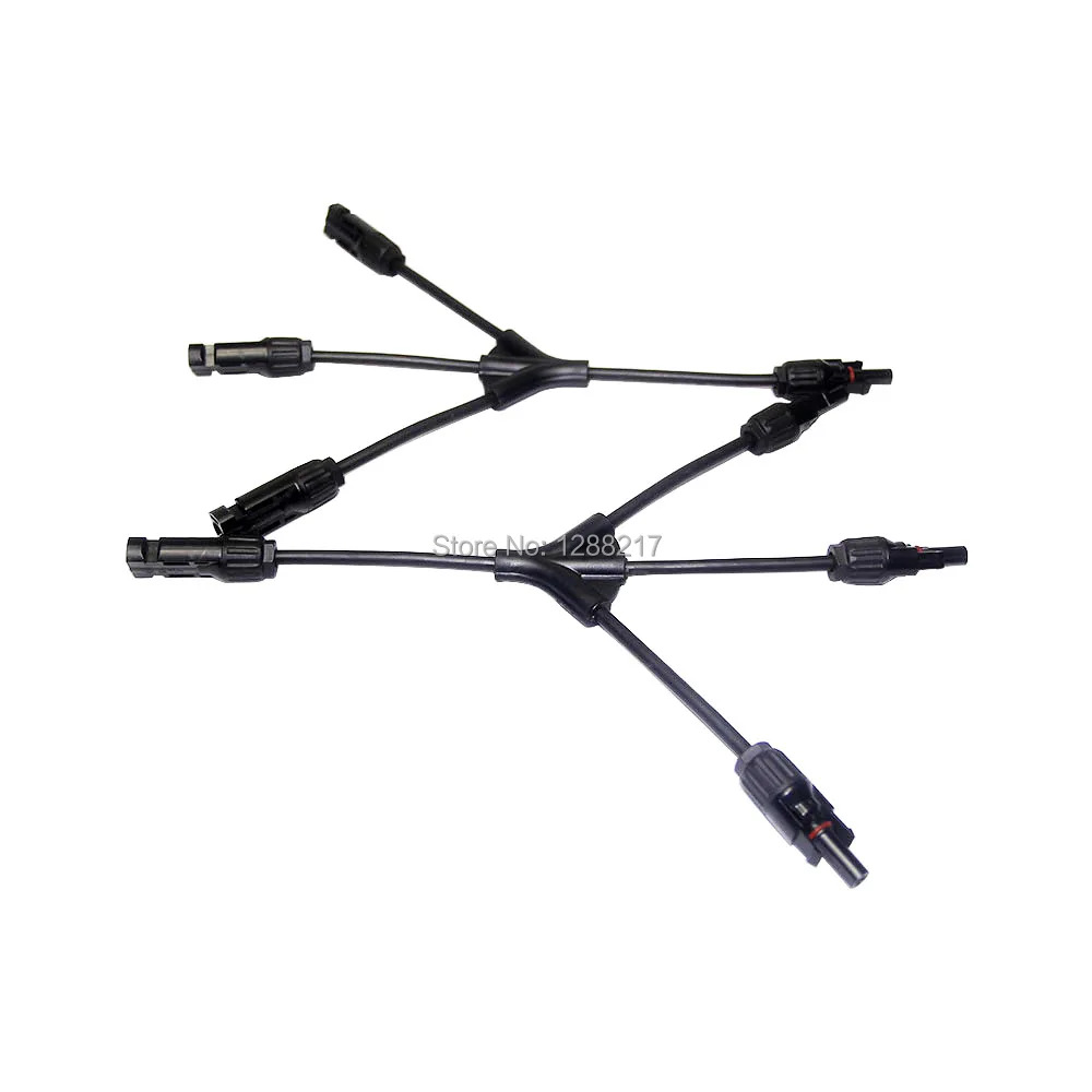 Соединитель солнечной батареи Y типа 1 на 3 пара|cable splitter|combinercombiner splitter |