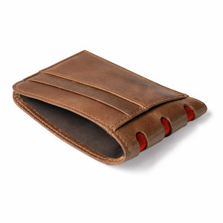 Короткий Мужской кошелек из натуральной кожи с кошельком для монет брендовый