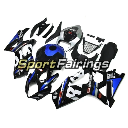 Полный обтекатели для Suzuki GSXR-1000 K7 год 2007 2008 GSXR1000 07 08 ABS инъекции мотоцикла черный синий Кузов+ полный бак