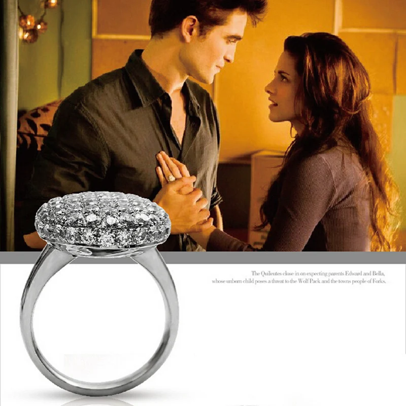 Fashion Wedding Rings Engagement Ring Crystal Jewelry The Twilight Breaking Dawn Bella For Women Gifts | Украшения и аксессуары