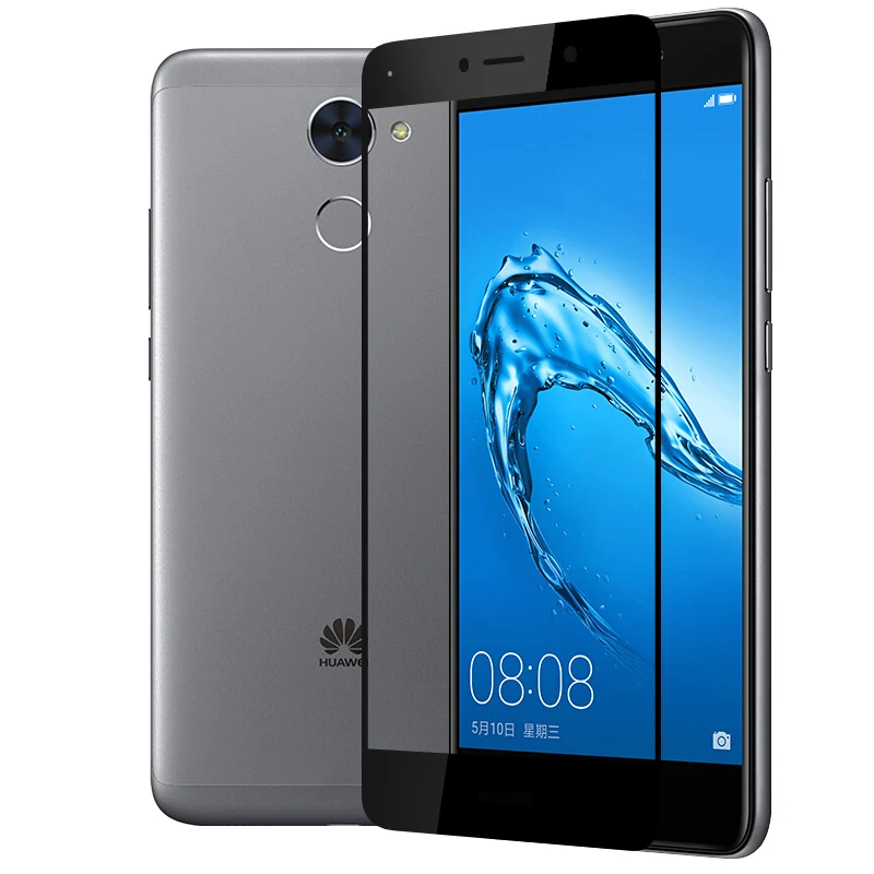 2.5D 9H полное клеевое закаленное стекло для Huawei P20 Lite Pro P Smart 2019 Y3 Y9 2018 Черная