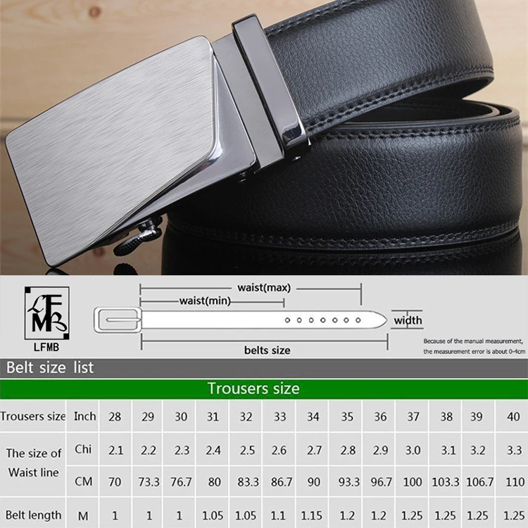 [LFMB] модный стиль хорошее качество Роскошный бренд мужские ремни из натуральной