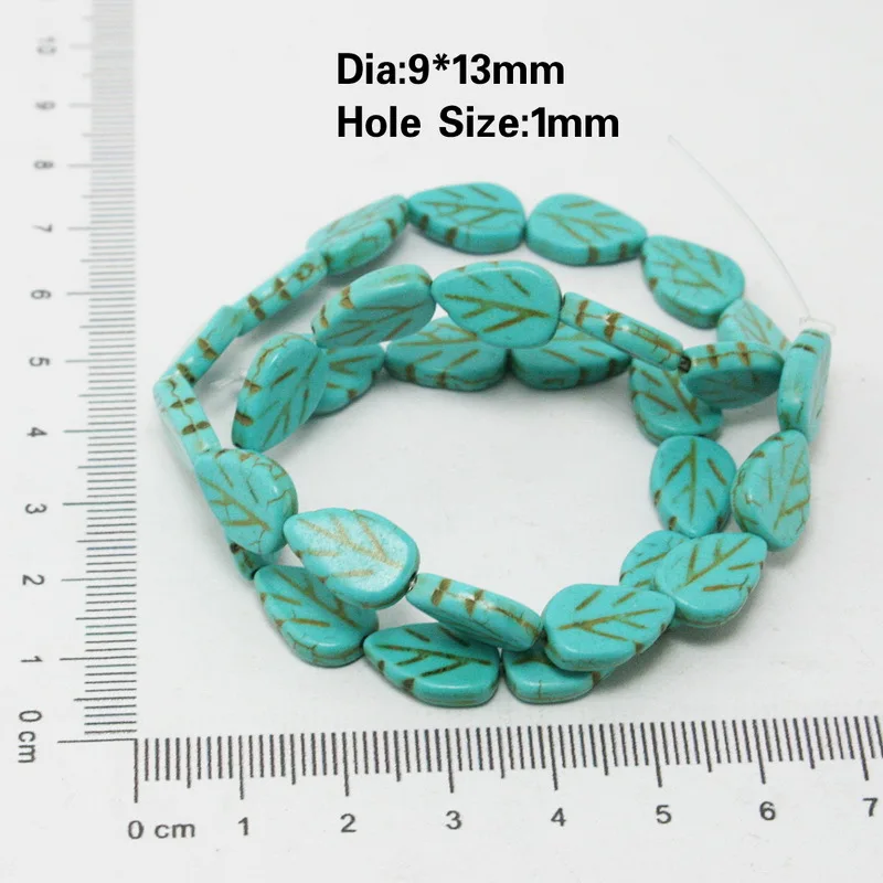 Leaves 9x13mm 31pcs Новинка!, высокое качество, распродажа, круглые натуральные зеленые бусы для изготовления ювелирных изделий, чтобы выбрать размер BTB - Цвет: Leaves 9x13mm 31pcs