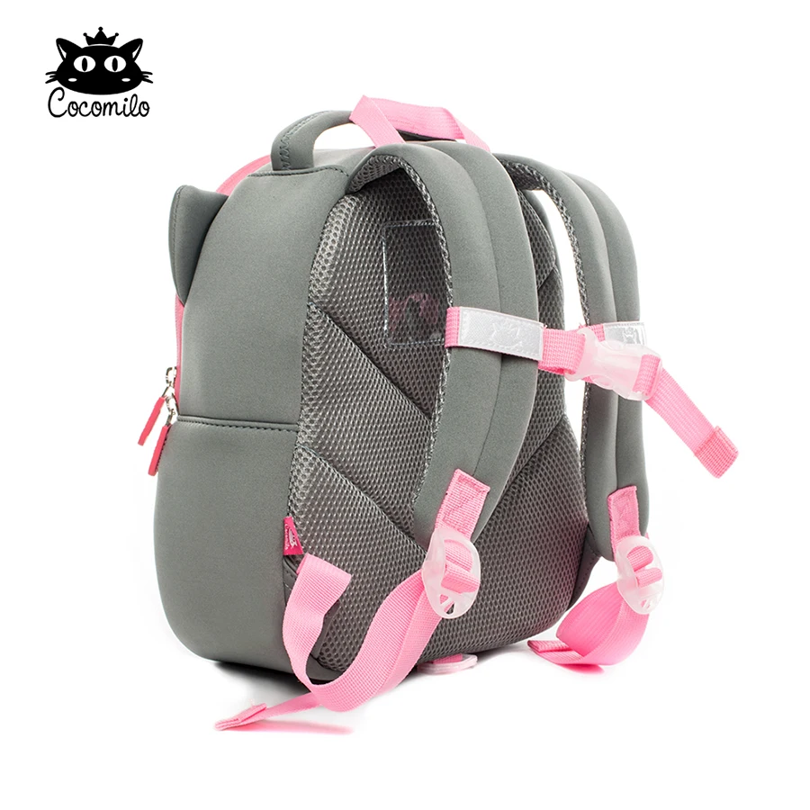 Orthodetic Cute Grizzly Bear Bagpack Ultra-Light Kids & Baby Bag Wearable Bow School Bag Non-Polluting girls Lovely cat Bagpack