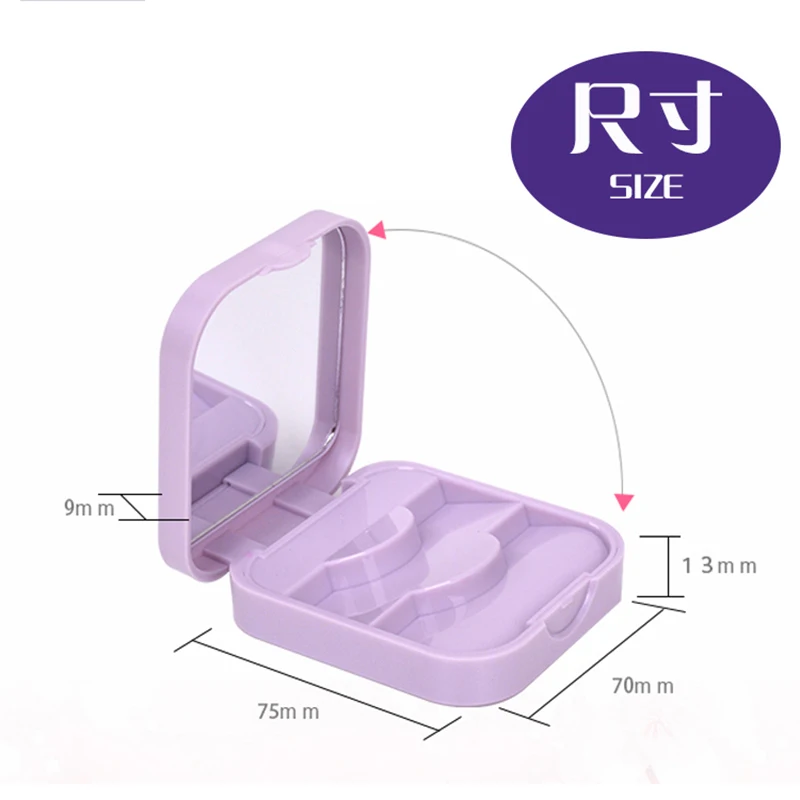 New Plastic False Eyelash Storage Box Makeup Cosmetic Without Mirror Case Organizer Beauty Cosmetics Tool | Красота и здоровье