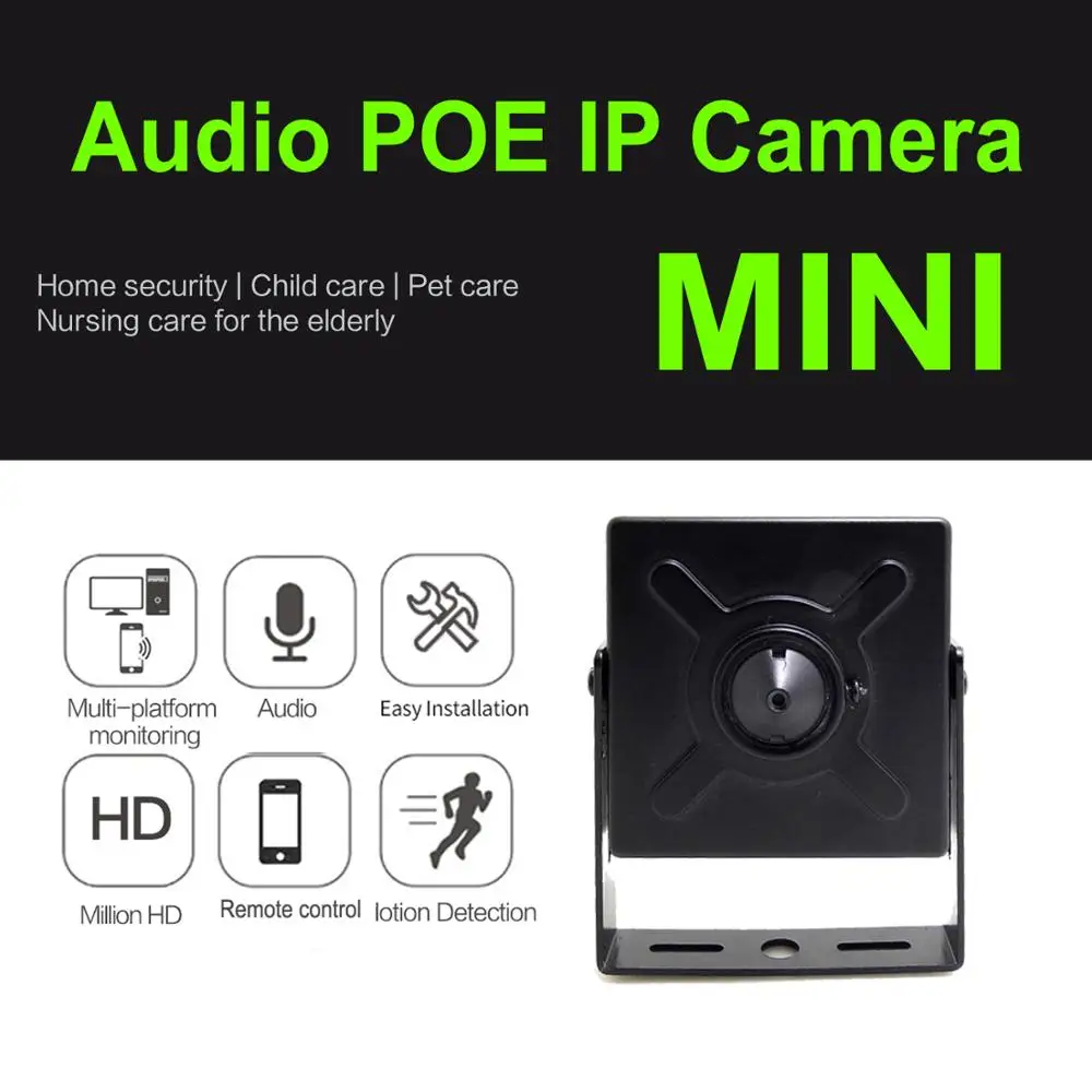 Мини Ip камера видеонаблюдения 720/960/1080 пикселей 2 МП|Камеры видеонаблюдения| |