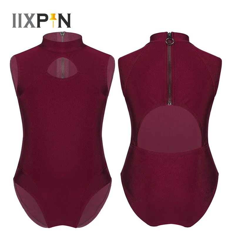 IIXPIN Детское трико для девочек балетные танцевальные балерины без рукавов макет