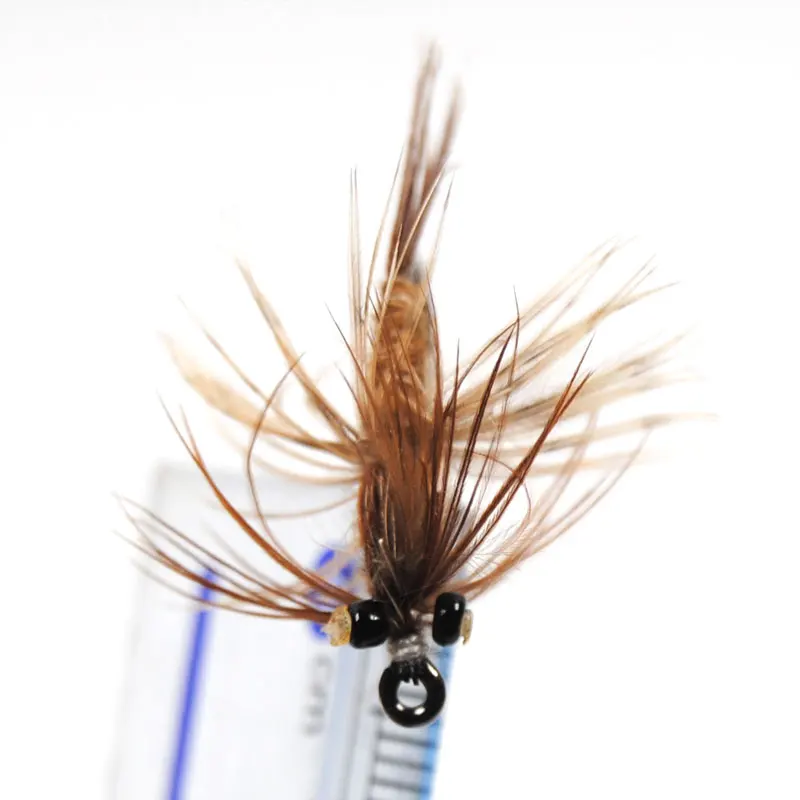 Wifreo 8 шт. 6 # коричневые бусины с черными глазами для ловли креветок нахлыстом