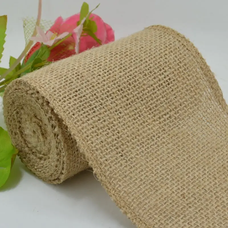 

10M*15CM Vintage Jute Burlaps Roll for Wedding Decoration in Table Runner Party Chair Sashes Valentine Day