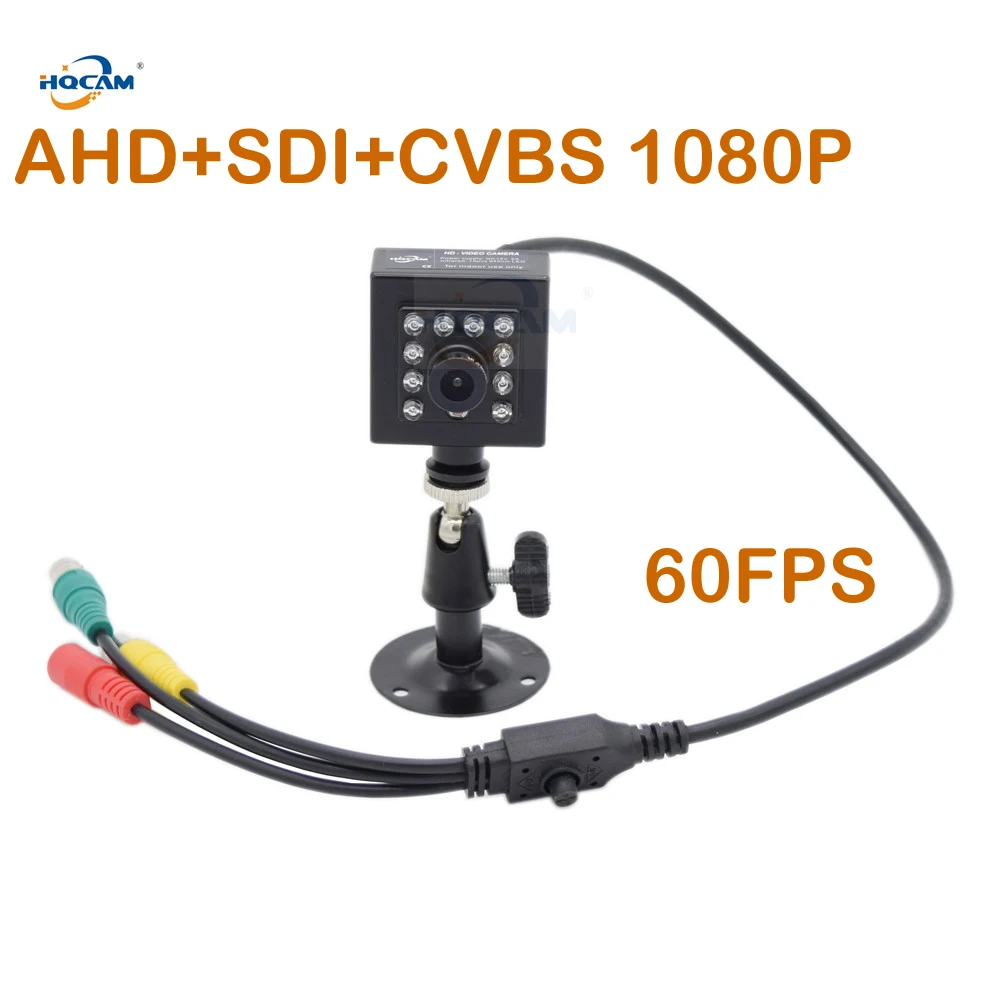 HQCAM 50fps 60fps ночного видения AHD + SDI CVBS 1080P ИК камера Звездная 1/3 дюйма 2.1MP Panasonic датчик