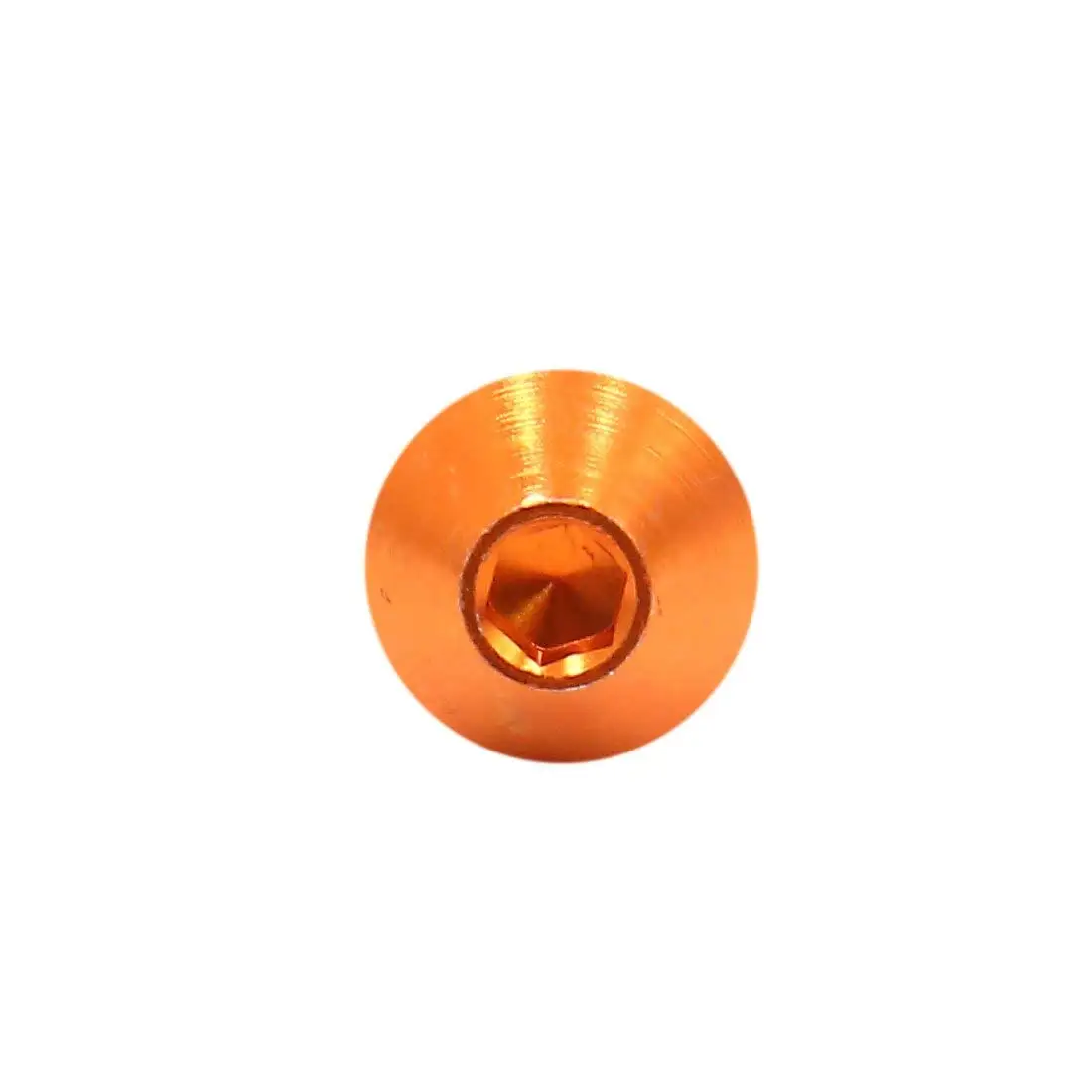 Uxcell a17062600ux0975 4 шт. оранжевые болты с шестигранной головкой из алюминиевого сплава