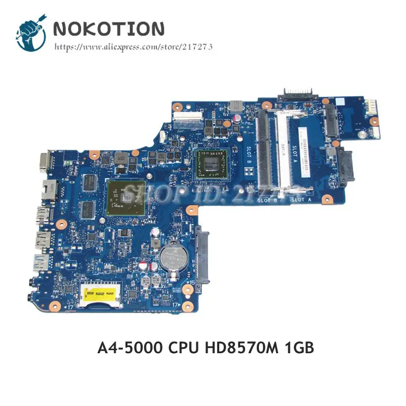Материнская плата NOKOTION для ноутбука Toshiba Satellite C50D C55D материнская H000062040 PT10AN DSC