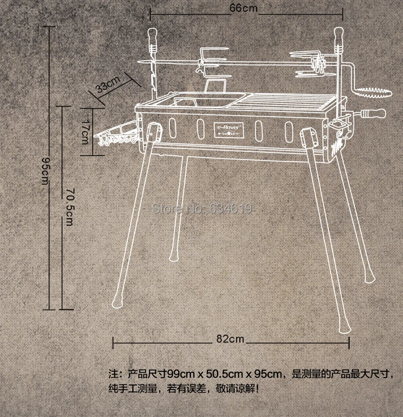 Новинка 2020 популярный утолщенный портативный угольной гриль для улицы