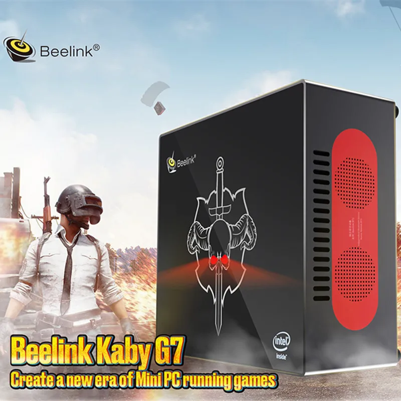 Beelink Kaby G7 I7-8709G Mini PC Intel Lake Radeon RX Vega GH Graphics Bluetooth Speaker 2.5'' HDD 2.4G/5.8G WiFi | Электроника