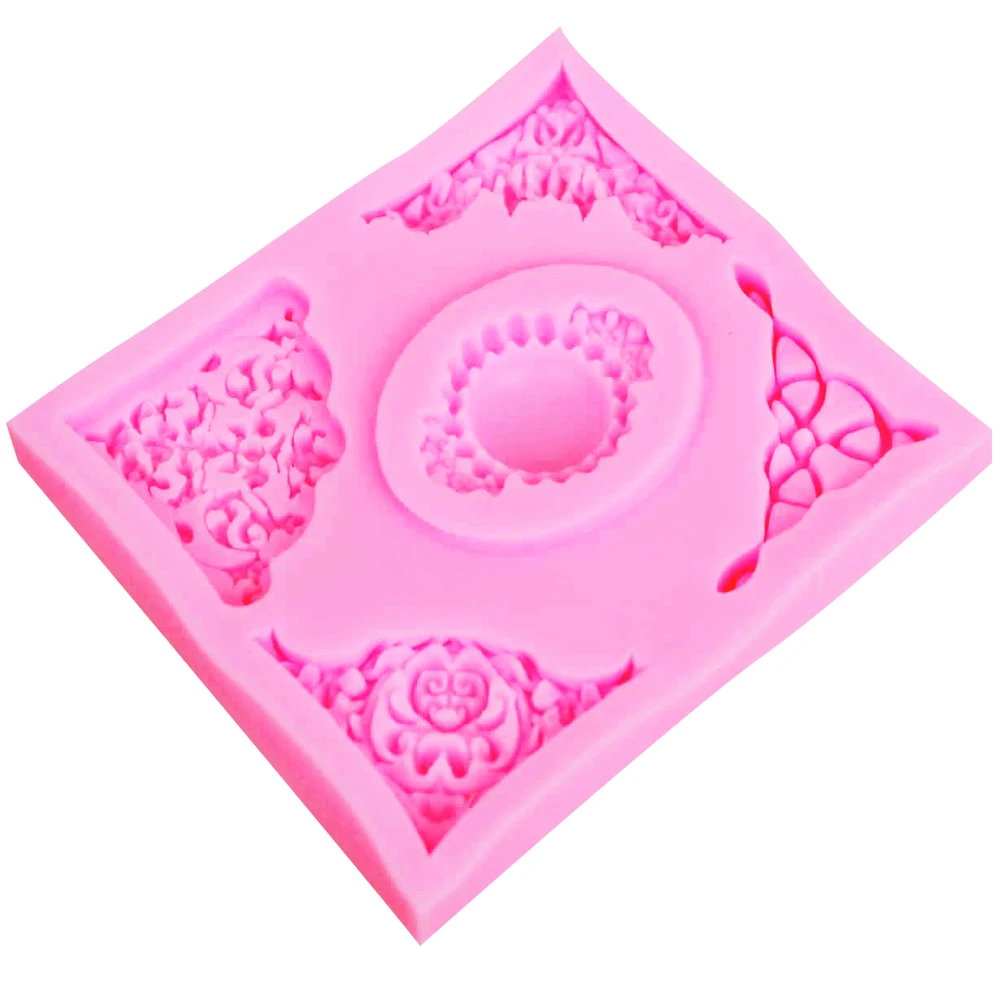 Byjunyeor Европейская тисненая УФ-смола силиконовая форма помадка шоколадные