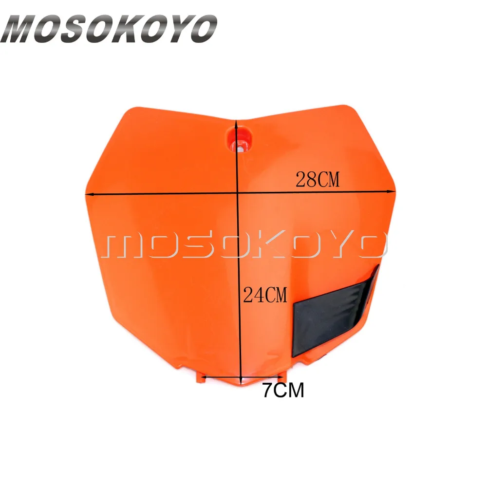 Передний номерной знак для мотокросса SX F XC EXC XCF XCW SXF 125 150 200 250 300 350 450 500|Накладки и