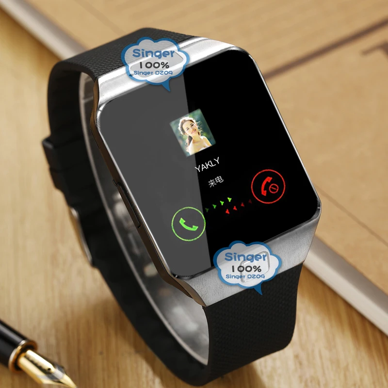 Модные Смарт часы DZ09 2 шт./лот Android IOS с поддержкой sim карты tf Bluetooth сенсорный экран 1