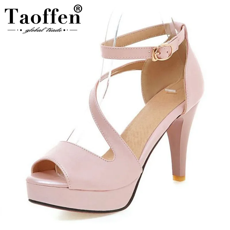 TAOFFENFashion/Размеры 33-43 женские летние сандалии-гладиаторы босоножки на высоком