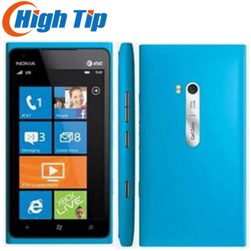 Nokia Lumia 900 разблокированный оригинальный мобильный телефон 3G GSM WIFI GPS 8 мп 16 гб