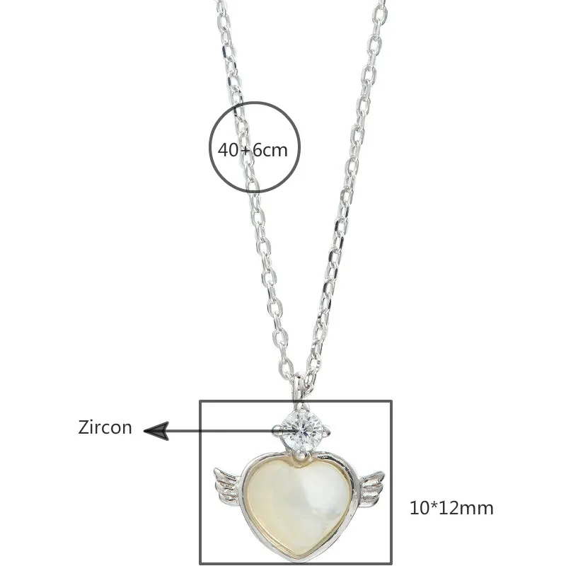 Женское Ожерелье с фианитом Flyleaf модное золотое ожерелье в форме крыльев сердца