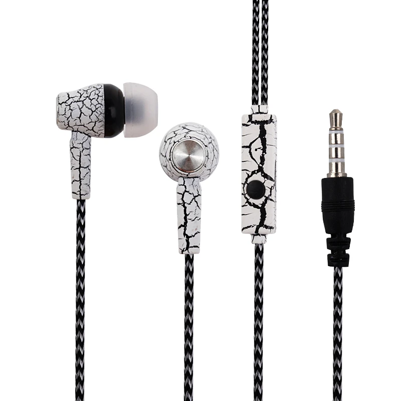 Трещина Плетеный SF-11 in-ear Наушники-вкладыши Проводная гарнитура с микрофоном